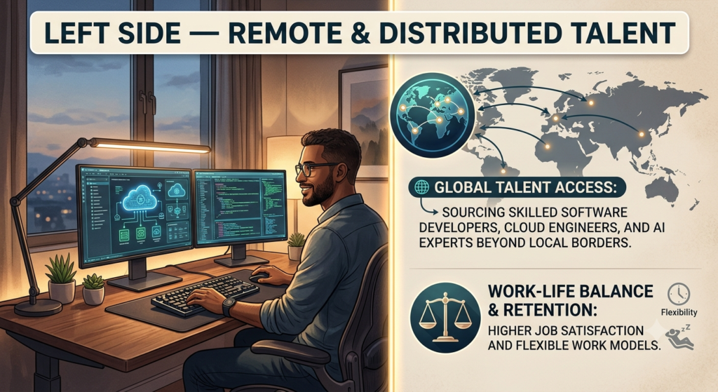 Remote & Hybrid Work: The Future of IT Staffing and Workforce Solutions in 2026 | RMS IT Solutions