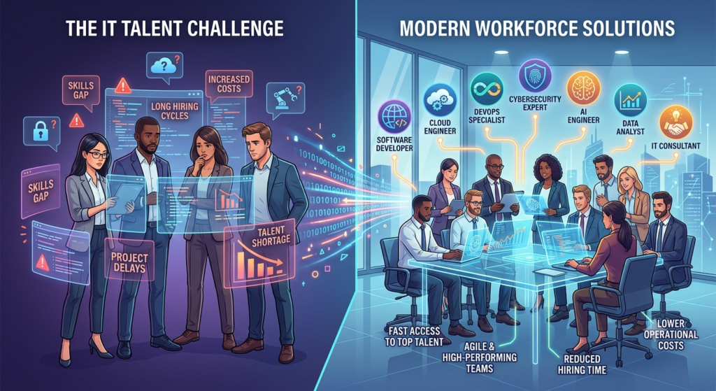 The Growing Demand for Skilled IT Professionals in 2026 | IT Staffing Services